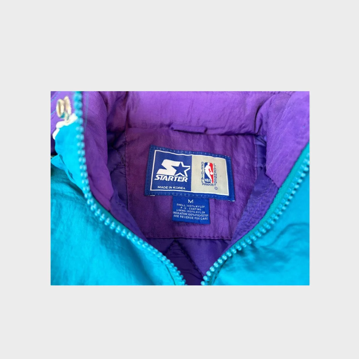 Charlotte Hornets vintage NBA starter jacket - Image 5
