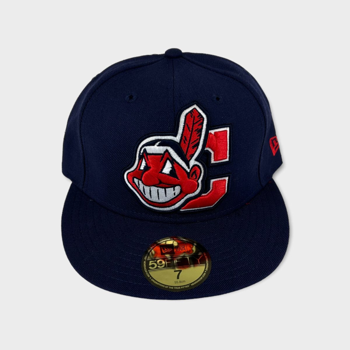 Cleveland Indians MLB New Era fitted hat OG logo
