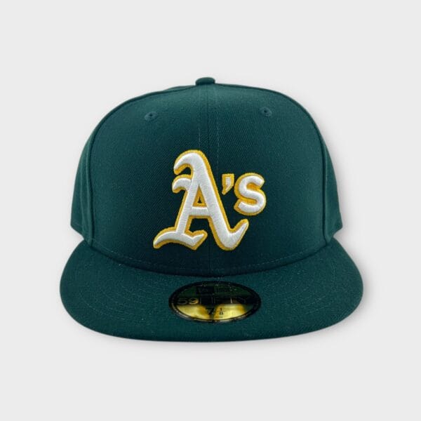 Oakland Athletics MLB New Era authentic side logo fitted hat