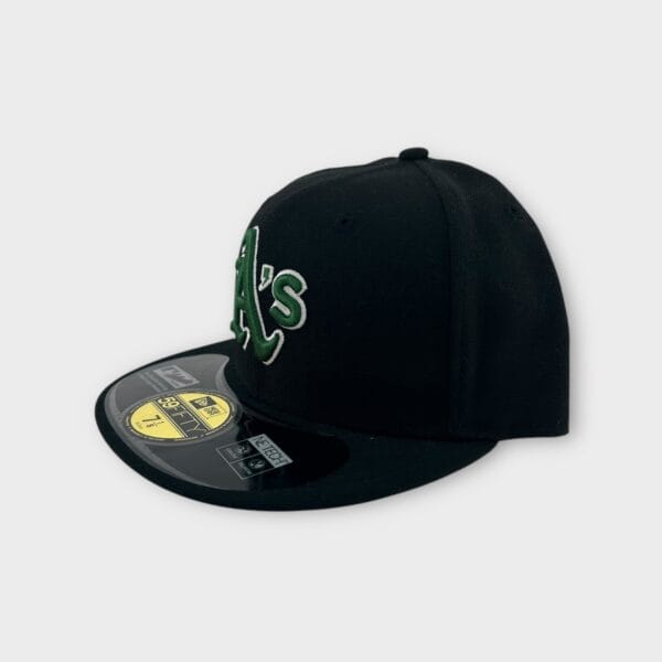 Oakland Athletics MLB New Era authentic fitted hat - Image 2