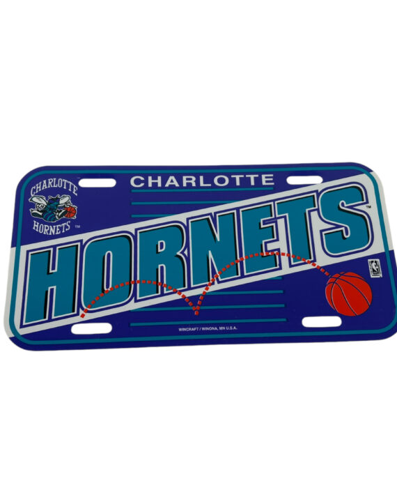Vintage Deadstock Plate Charlotte Hornets NBA