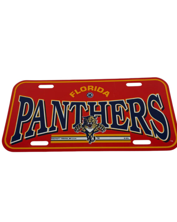 Vintage Deadstock Plate Florida Panthers NHL