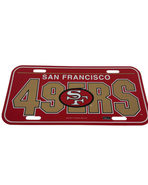 Vintage Deadstock Plate San Francisco 49ers NFL