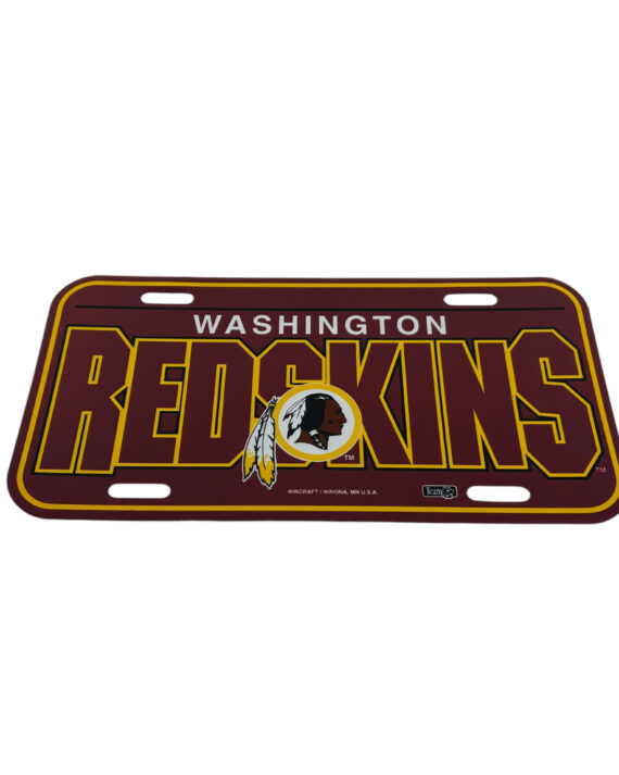 Vintage Deadstock Plate Washington Redskins NFL
