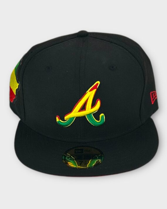 Atlanta Braves Sidepatch MLB New Era authentic fitted hat