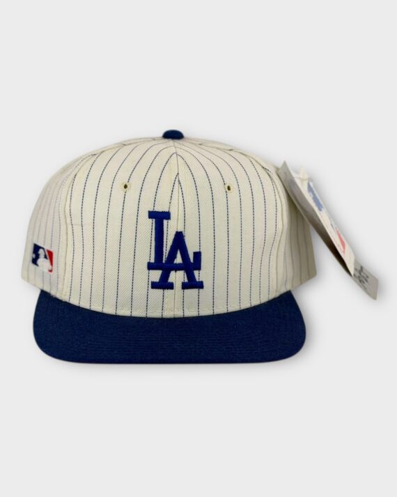 Deadstock Vintage Snapback Los Angeles Dodgers Pinstripe MLB logo