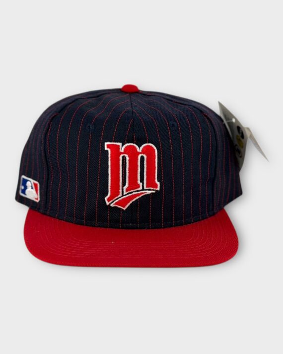 Deadstock Vintage Snapback Minnesota Twins Pinstripe MLB logo